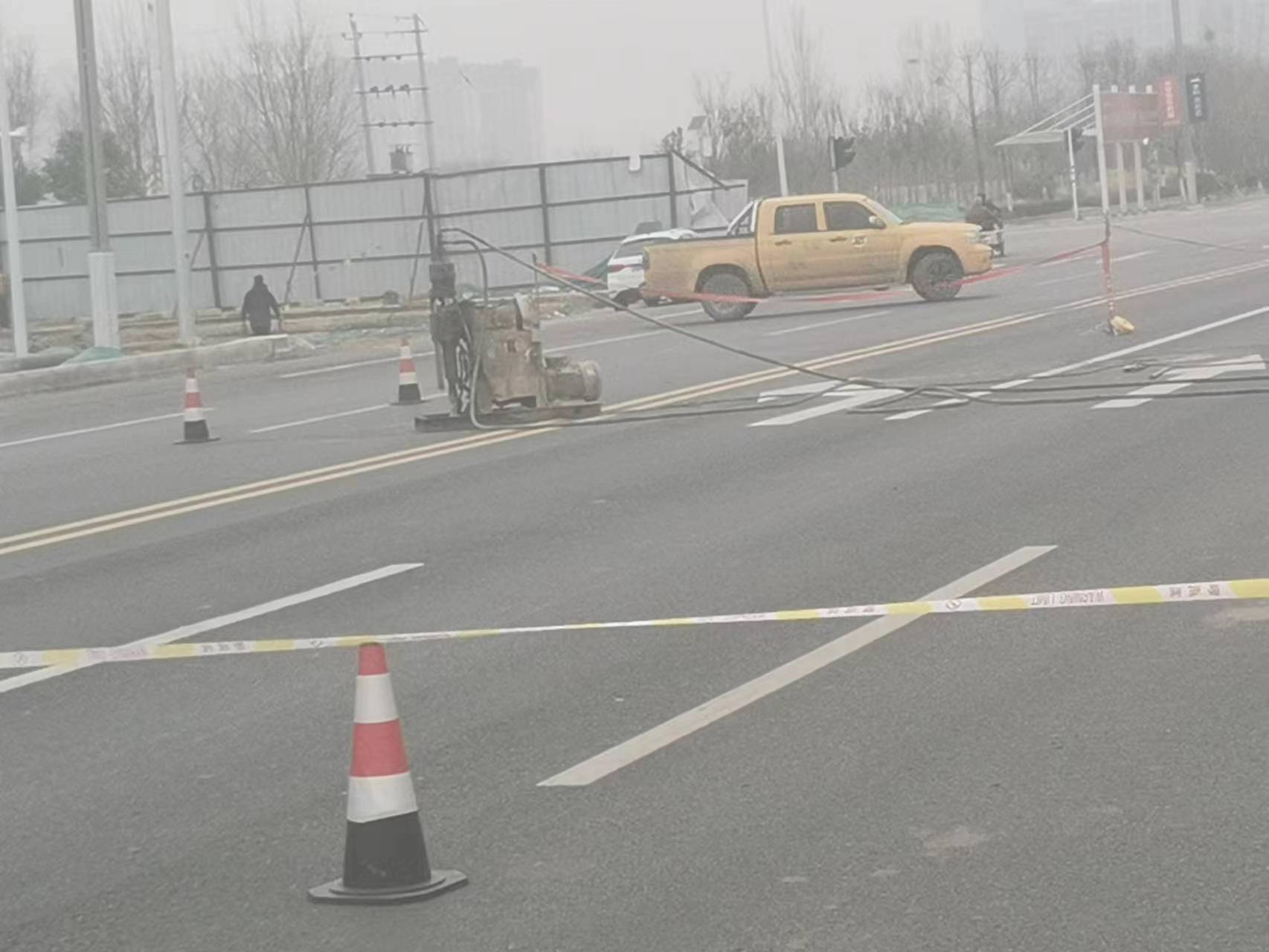 松桃公路路基沉陷注浆